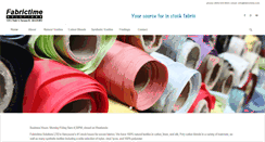 Desktop Screenshot of fabrictime.com