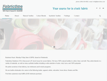 Tablet Screenshot of fabrictime.com